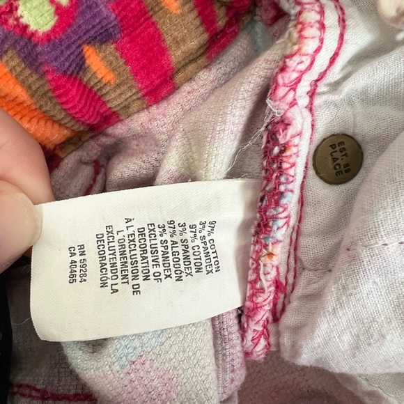 The Children's Place Y2K Floral Patchwork Skirt Multicolour Girls 6X / 7 - Picture 8 of 8